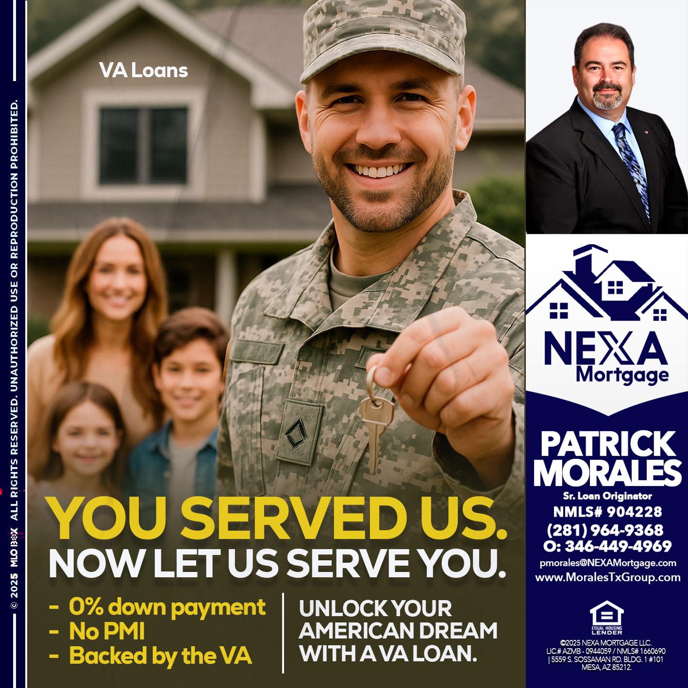YOU DESERVED - Patrick Morales -Sr. Loan Originator & Reverse Mortgage Specialist