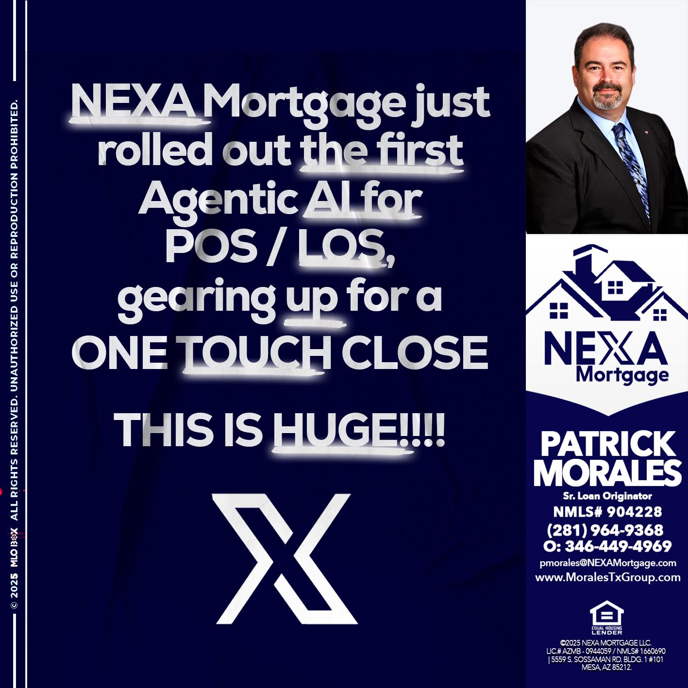 NEXA MORTGAGE - Patrick Morales -Sr. Loan Originator & Reverse Mortgage Specialist