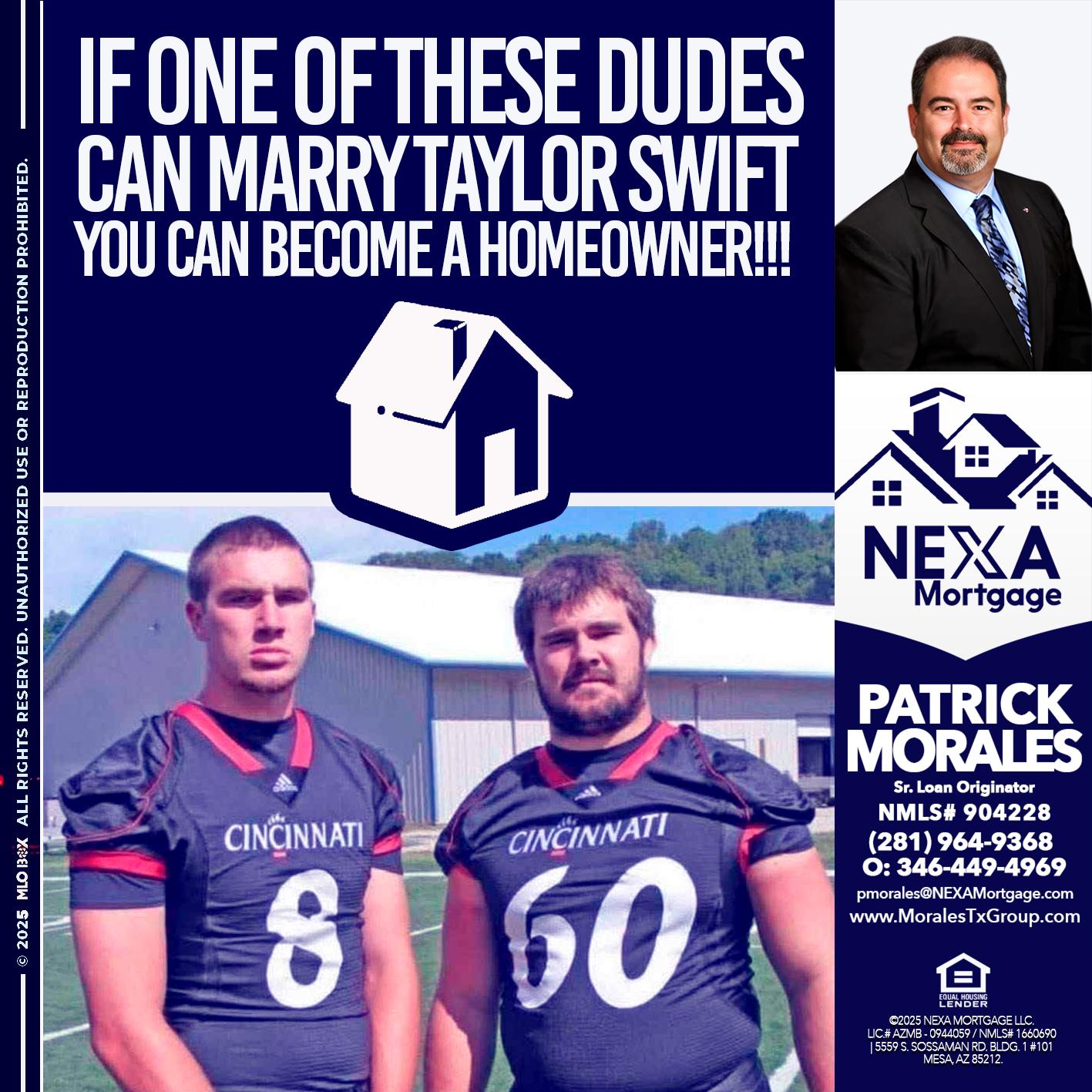 IF ONE OF THESE DUDES - Patrick Morales -Sr. Loan Originator & Reverse Mortgage Specialist