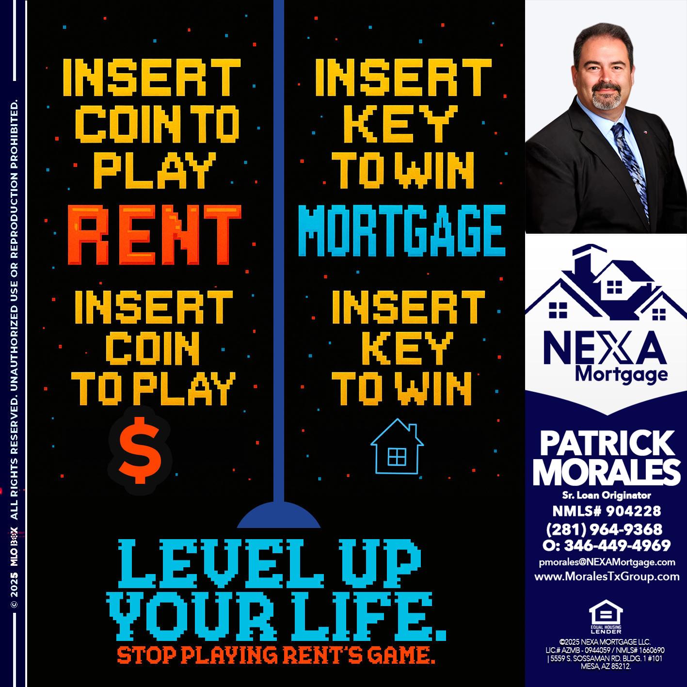 INSERT COIN - Patrick Morales -Sr. Loan Originator & Reverse Mortgage Specialist