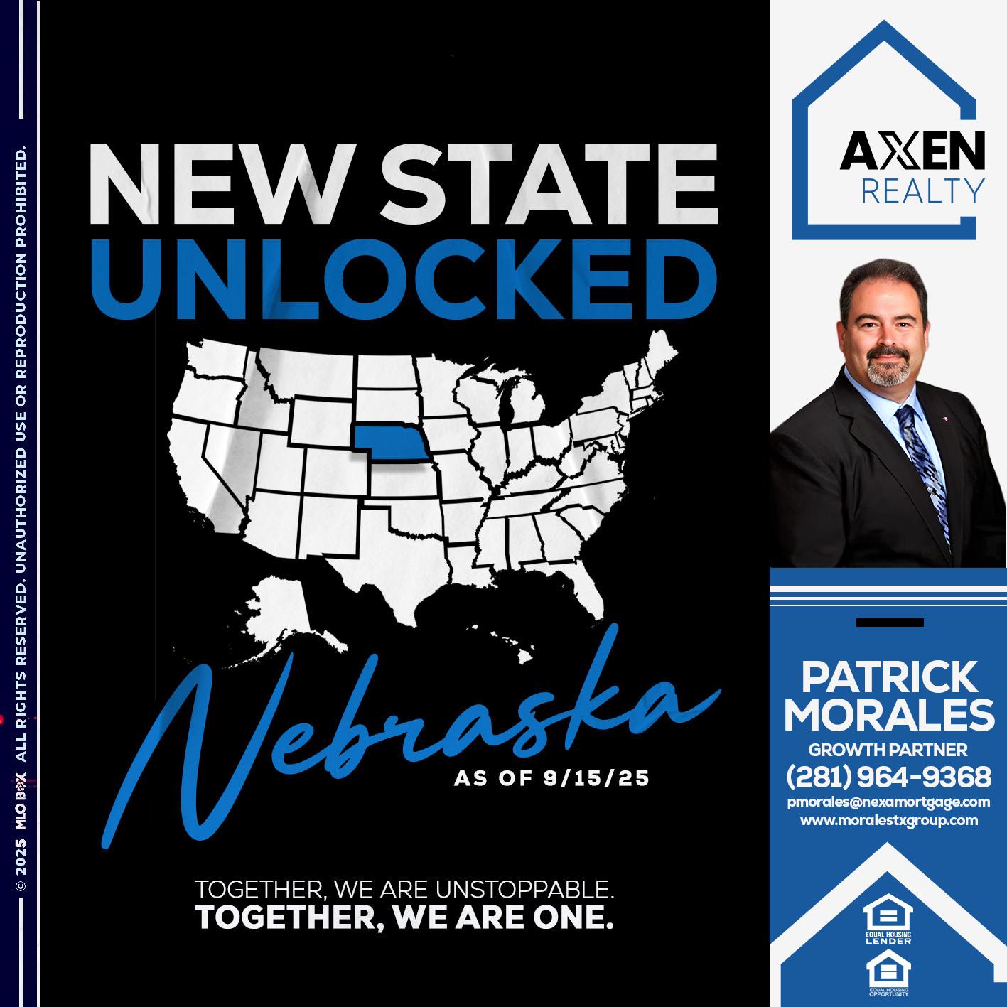 NEBRASKA UNLOCKED - Patrick Morales -Sr. Loan Originator & Reverse Mortgage Specialist