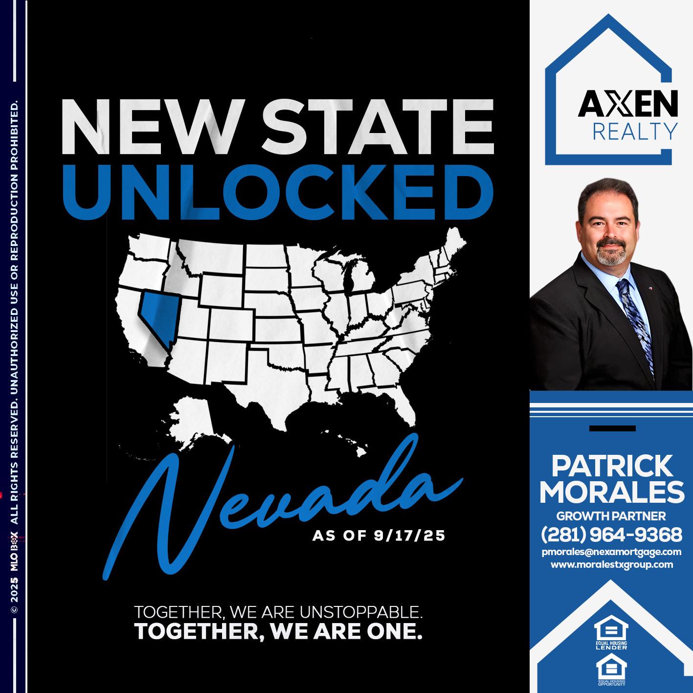 NEVADA - Patrick Morales -Sr. Loan Originator & Reverse Mortgage Specialist