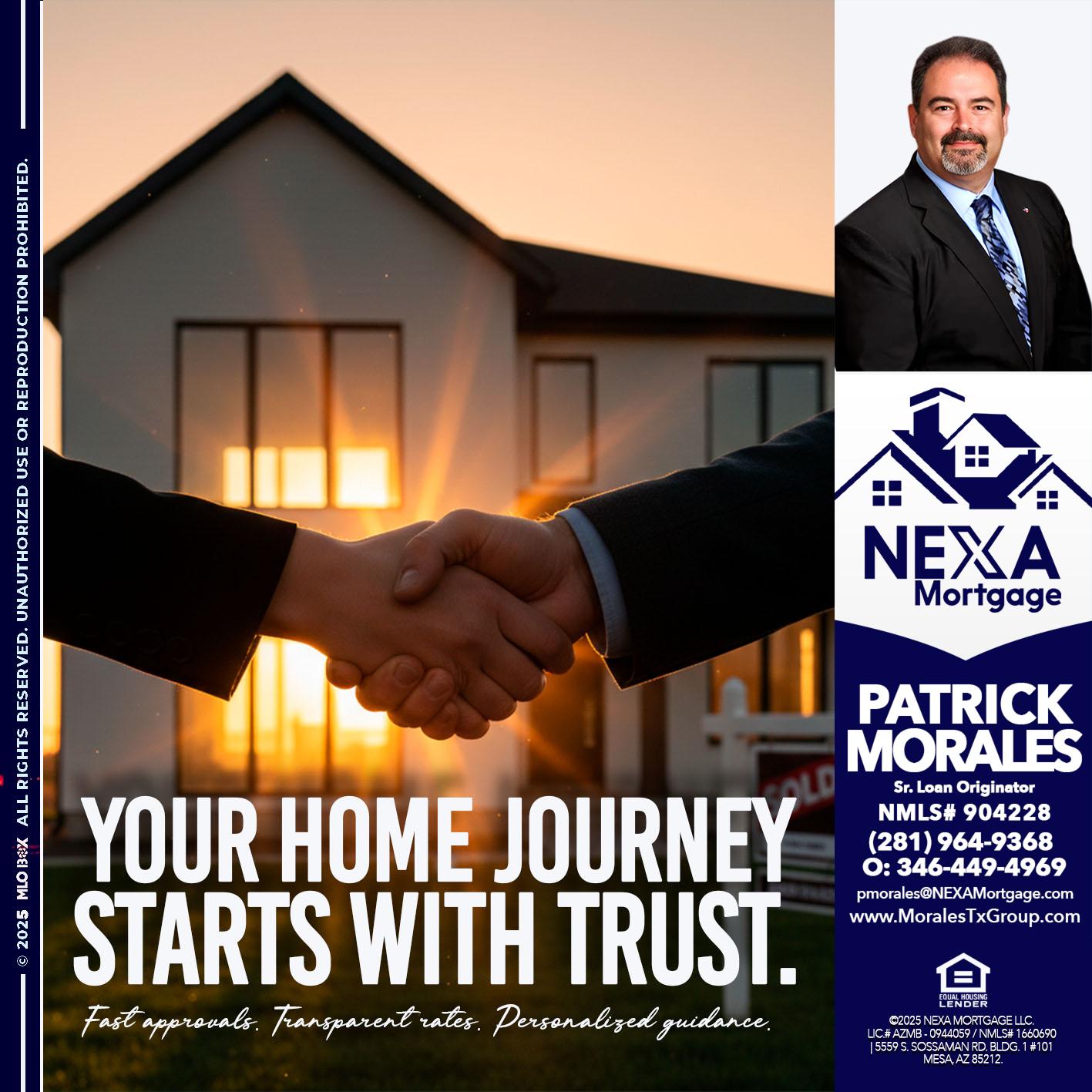 your home - Patrick Morales -Sr. Loan Originator & Reverse Mortgage Specialist