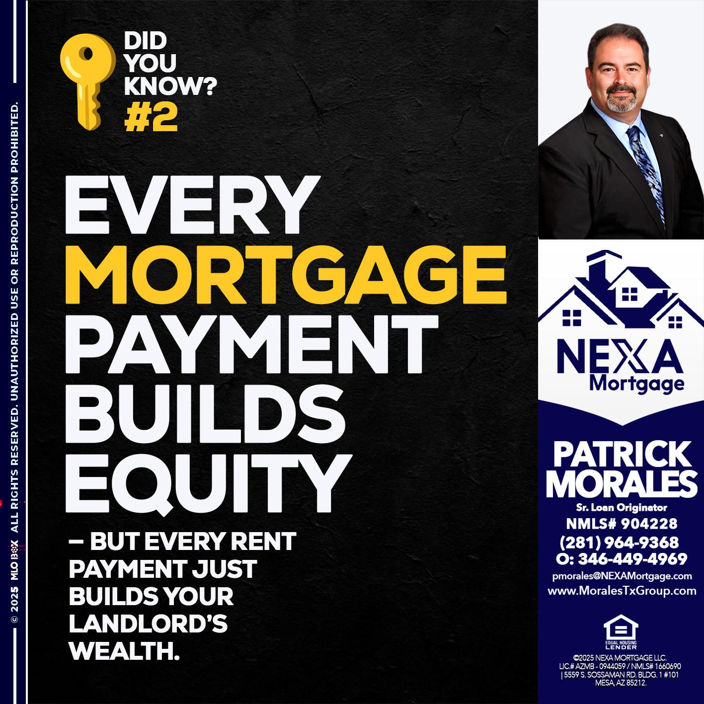DID YOU KNOW? - Patrick Morales -Sr. Loan Originator & Reverse Mortgage Specialist