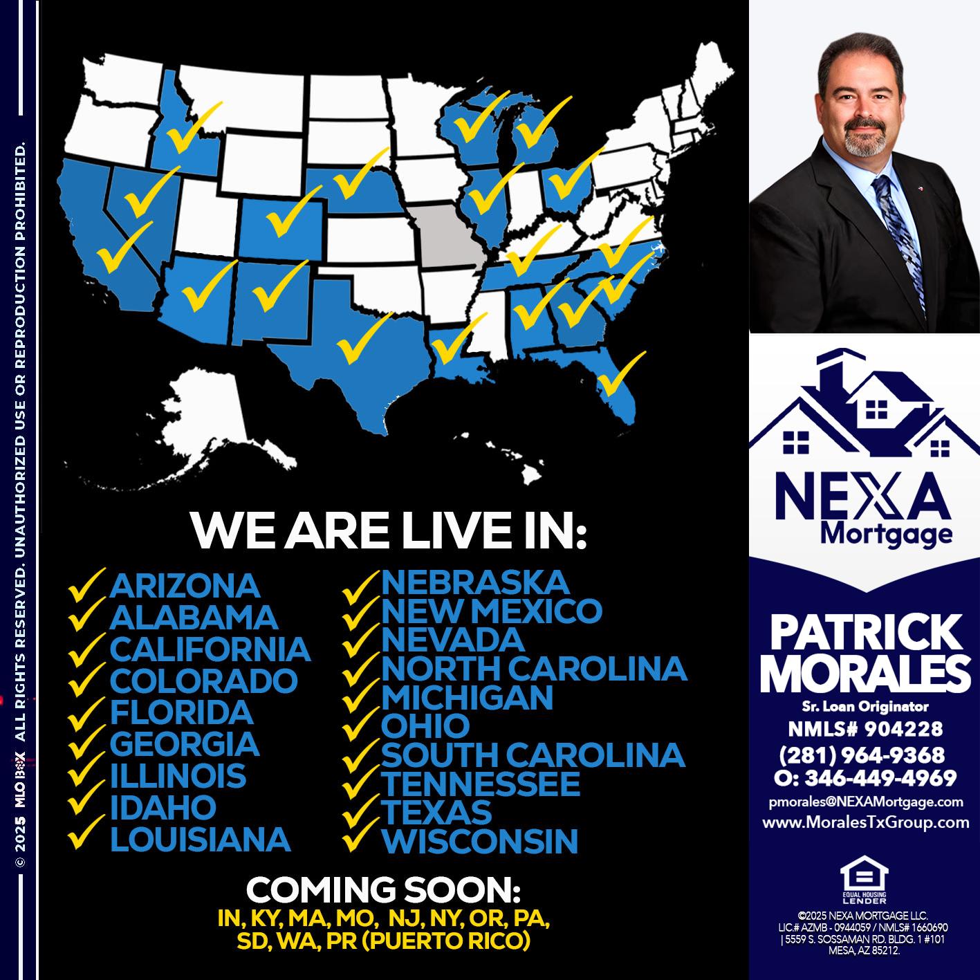 New Mexico live - Patrick Morales -Sr. Loan Originator & Reverse Mortgage Specialist