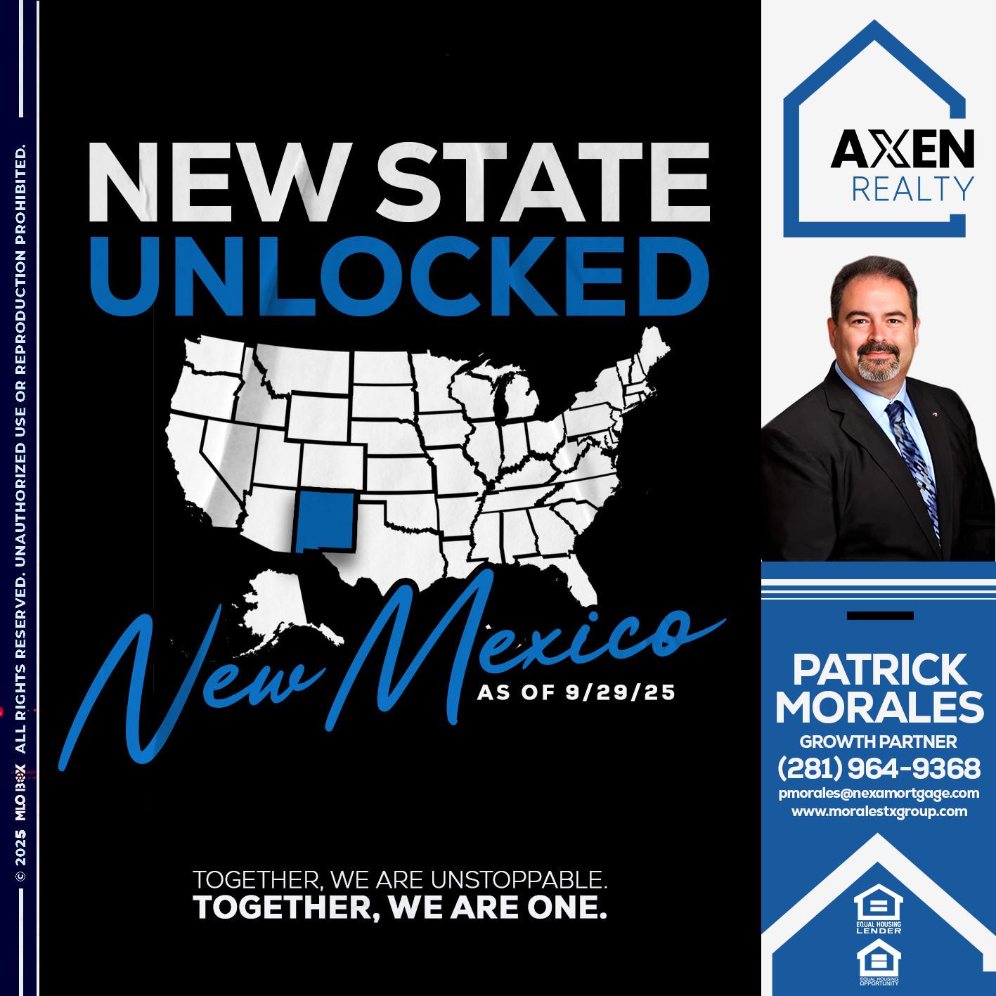 NEW MEXICO - Patrick Morales -Sr. Loan Originator & Reverse Mortgage Specialist
