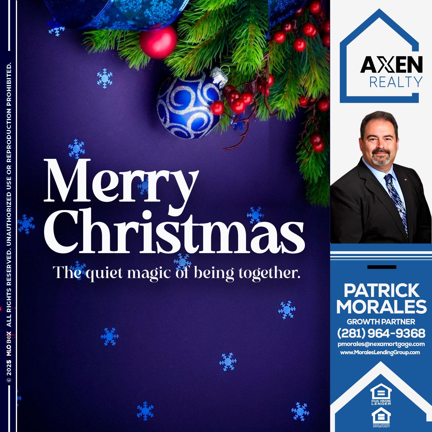 merry christmas - Patrick Morales -Sr. Loan Originator & Reverse Mortgage Specialist