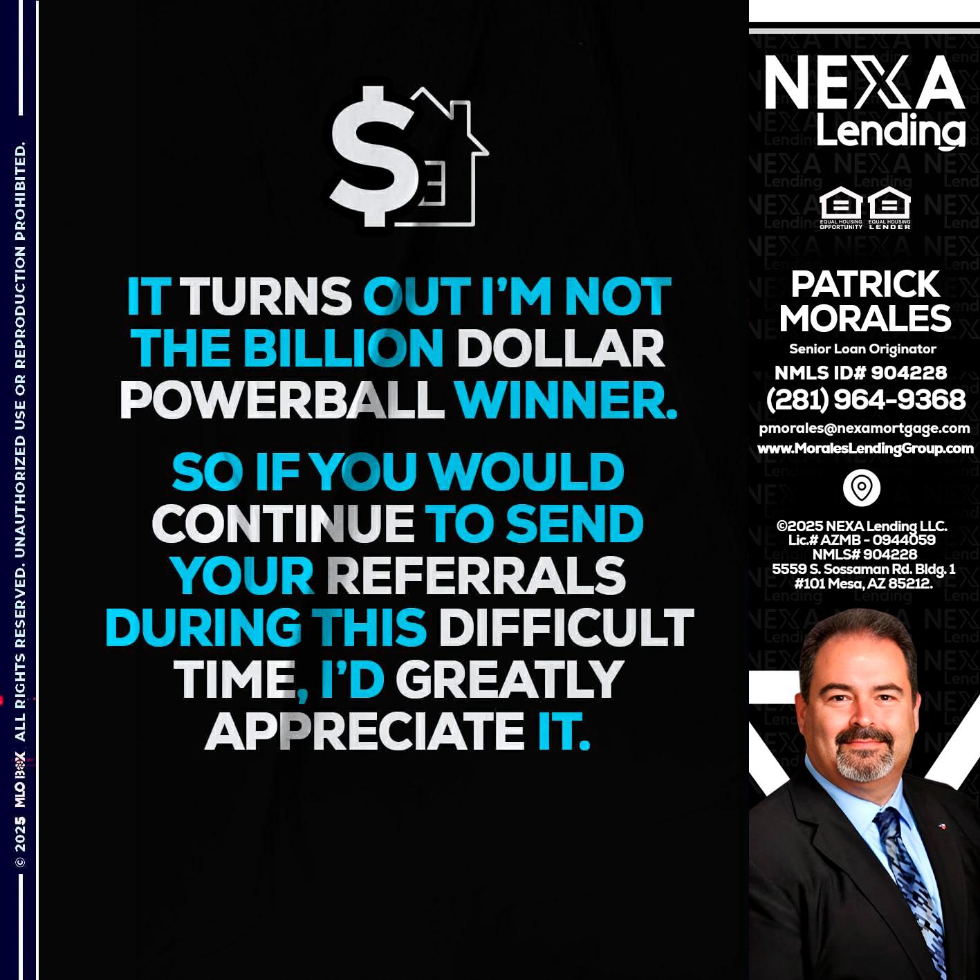 IT TURNS - Patrick Morales -Sr. Loan Originator & Reverse Mortgage Specialist