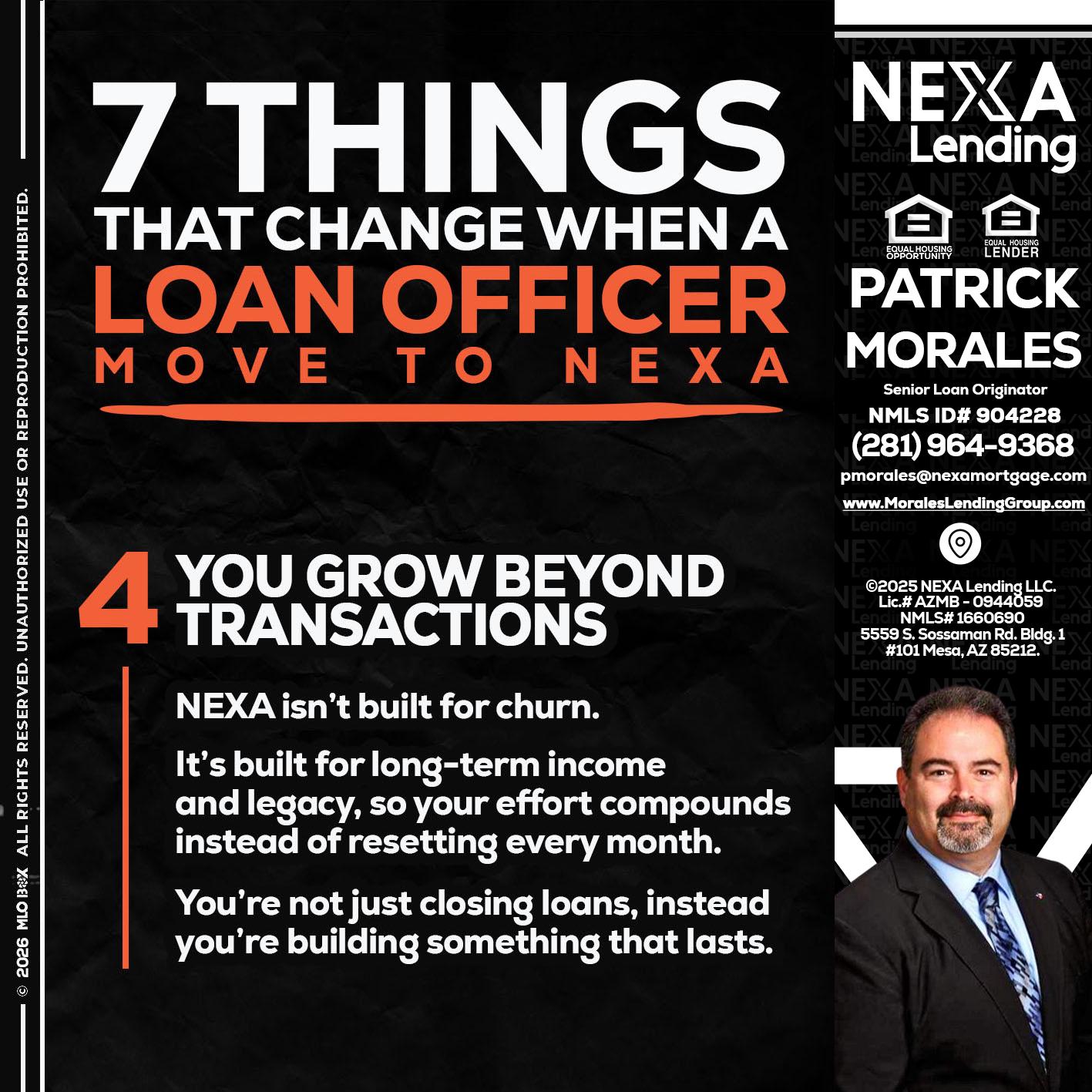 7 THINGS (4) - Patrick Morales -Sr. Loan Originator & Reverse Mortgage Specialist