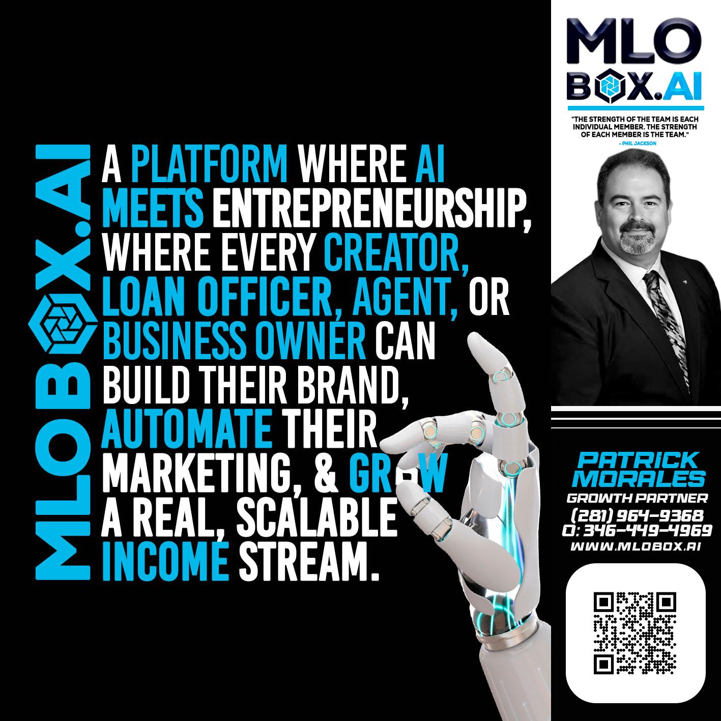 A PLATFORM - Patrick Morales -Sr. Loan Originator & Reverse Mortgage Specialist
