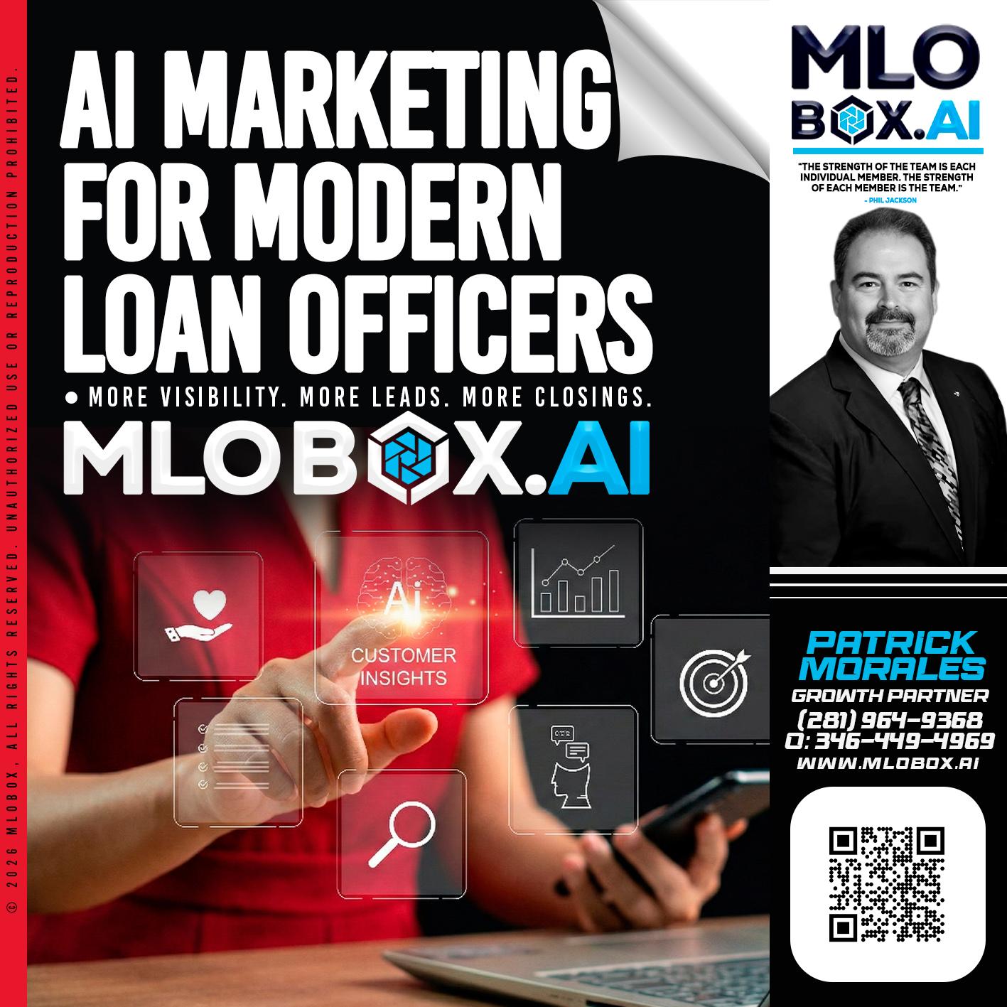 AI MARKETING - Patrick Morales -Sr. Loan Originator & Reverse Mortgage Specialist