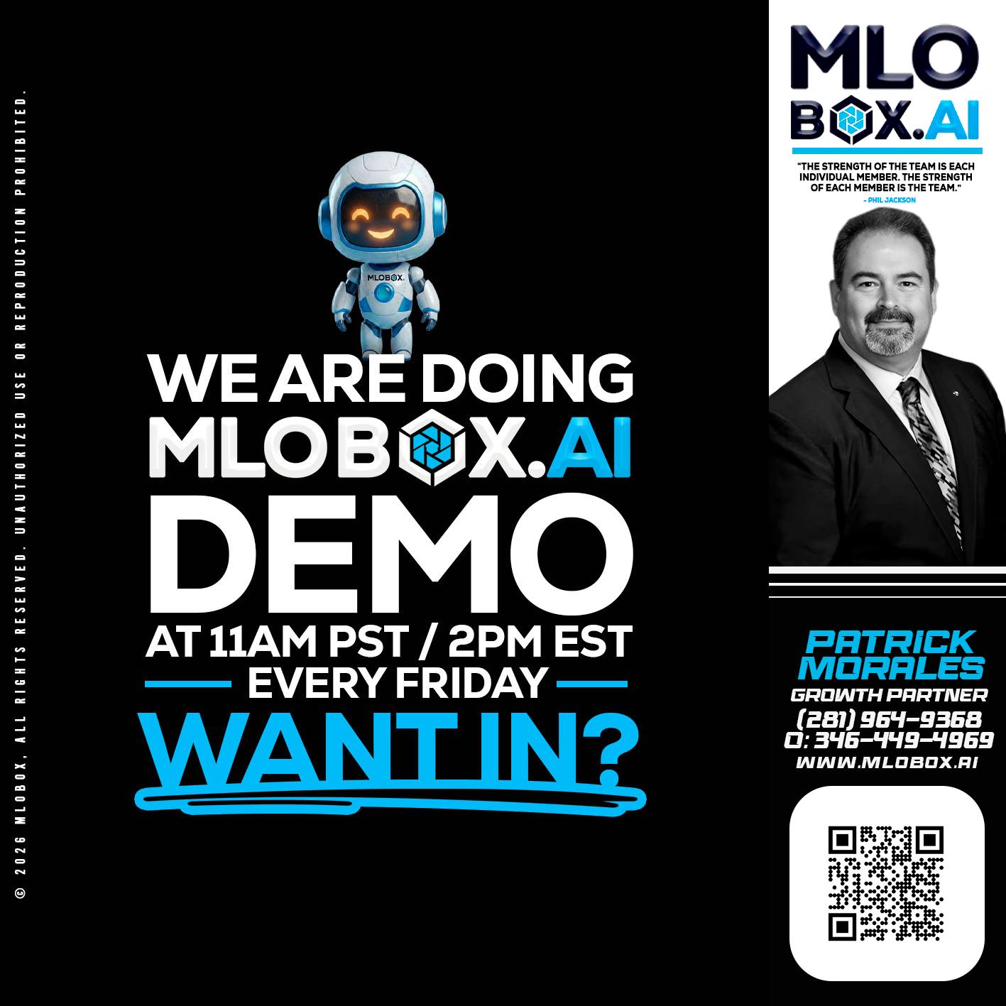 WE ARE DOING - Patrick Morales -Sr. Loan Originator & Reverse Mortgage Specialist