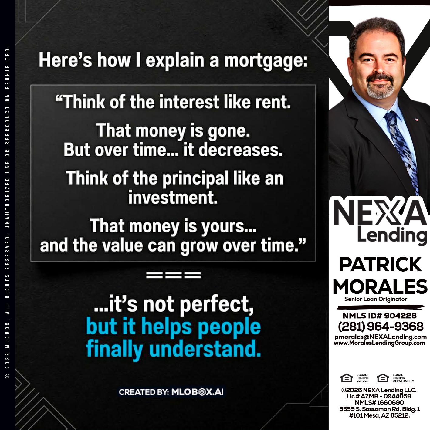 HERES NOW - Patrick Morales -Sr. Loan Originator & Reverse Mortgage Specialist