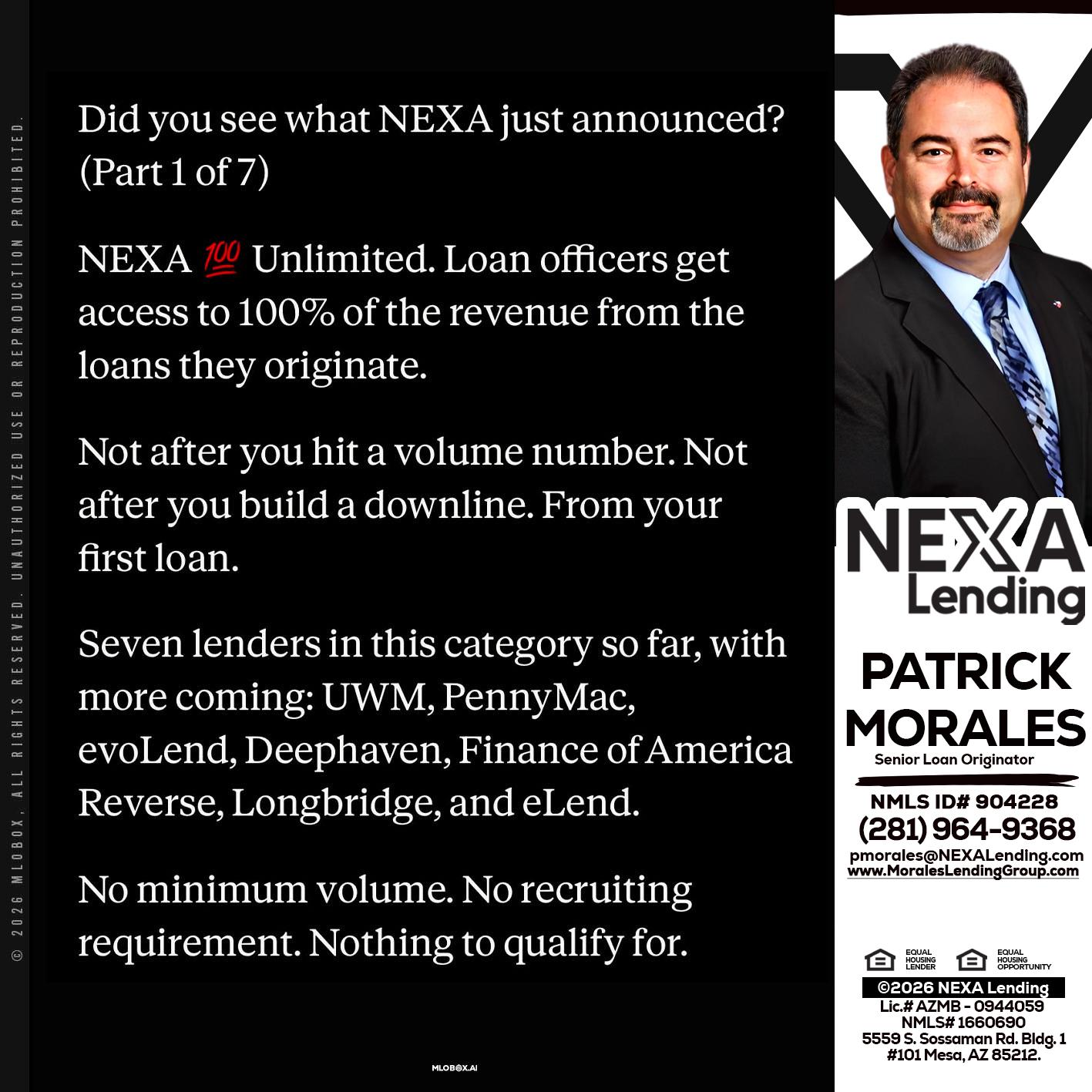 DID YOU KNOW - Patrick Morales -Sr. Loan Originator & Reverse Mortgage Specialist